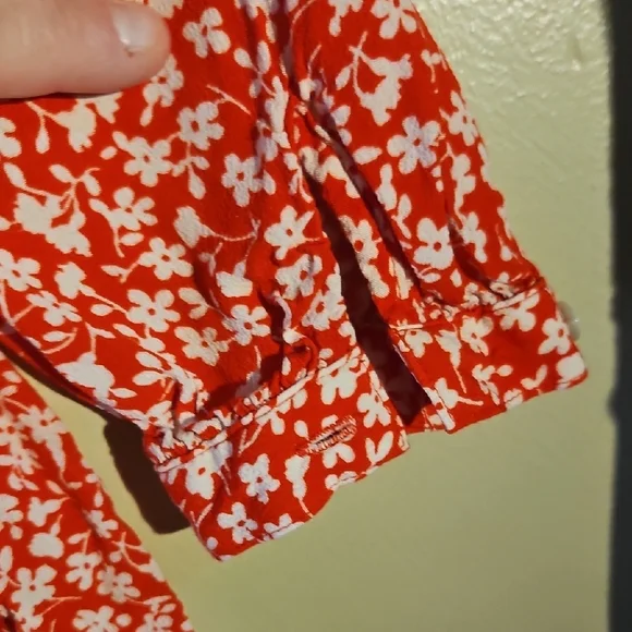 J. Crew Vibrant Red Floral Maxi Skirt - Picture 4 of 6